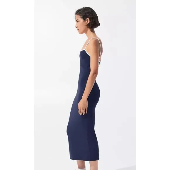 NWT Pull & Bear Strappy midi dress with cut-out - Picture 5 of 5
